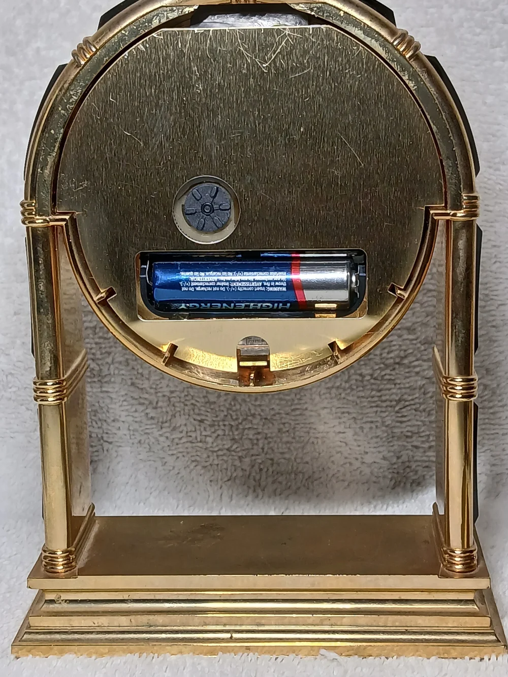 Howard Miller Quartz Table Clock with Roman Dial